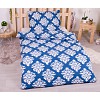 Flanelové povlečení top economy 140x200+70x90 Blue ornate