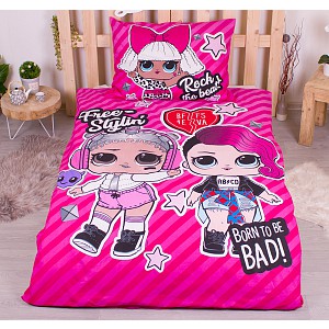 Bavlněné povlečení 140x200+70x90 LOL Rock the beat
