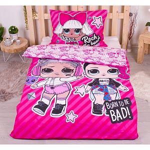 Bavlněné povlečení 140x200+70x90 LOL Rock the beat