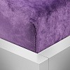 Mikroplyšové prostěradlo 220x200 Elegance - Tmavě fialová