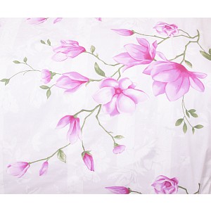 Bavlněné povlečení 140x200+70x90 lilie fialové