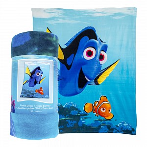 Fleecová deka 125x150 Hledá se Dory