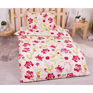 Krepové povlečení ECONOMY 140x200+70x90 Chloe