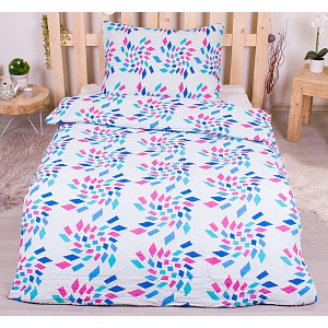 Krepové povlečení ECONOMY 140x200+70x90 Vortex