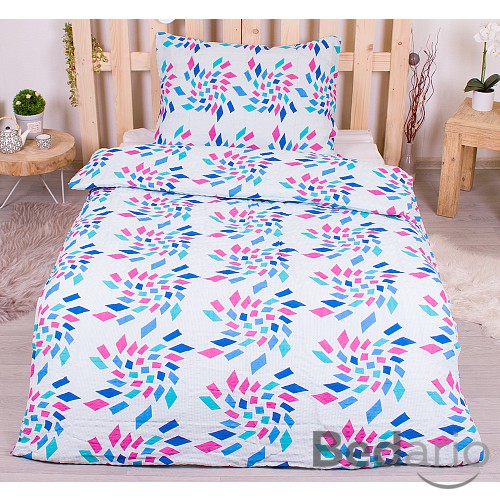 Krepové povlečení ECONOMY 140x200+70x90 Vortex