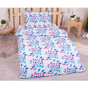 Krepové povlečení ECONOMY 140x200+70x90 Vortex