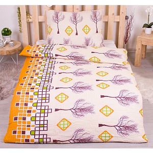 Krepové povlečení ECONOMY 140x200+70x90 Alej