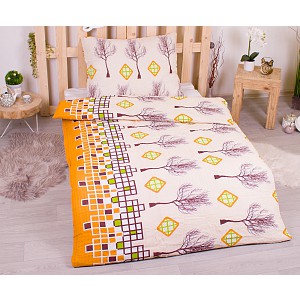 Krepové povlečení ECONOMY 140x200+70x90 Alej