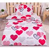 Bavlněné povlečení economy 140x200+70x90 Vyznání lásky