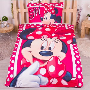 Bavlněné povlečení 140x200+70x90 Minnie Dots