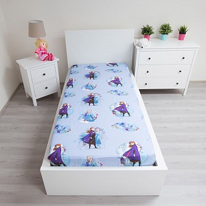 Bavlněné prostěradlo 90x200 Frozen II