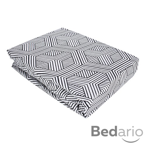 Prostěradlo z mikrovlákna 180-200x220 Hypnosis Hexagon