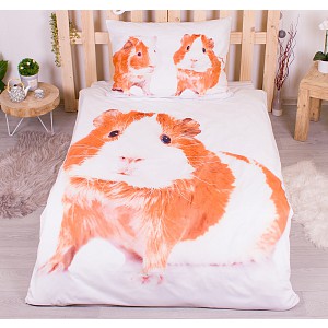 3D povlečení 140x200+70x90 Morčata