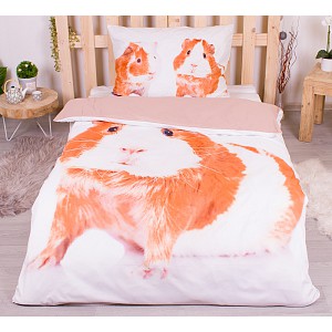 3D povlečení 140x200+70x90 Morčata