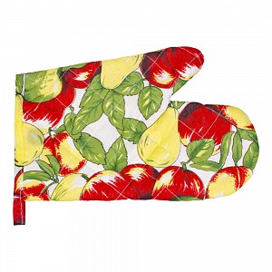 Kuchyňská chňapka s potiskem - Jablka a hrušky