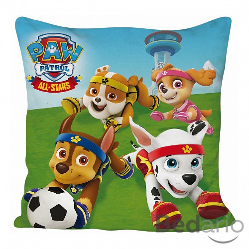 Dekorační polštářek 40x40 cm - Tlapková patrola All Stars