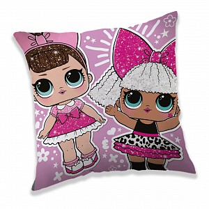 Dekorační polštářek 40x40 cm - LOL Happy