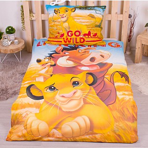 Bavlněné povlečení 140x200+70x90 Lví král