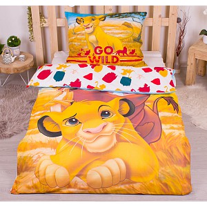 Bavlněné povlečení 140x200+70x90 Lví král