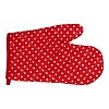 Kuchyňská chňapka s potiskem - Červená s bílými puntíky