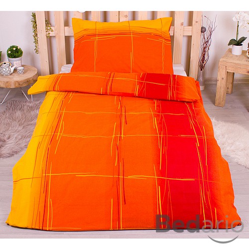 Flanelové povlečení DELUXE 140x200+70x90 Magic Lines