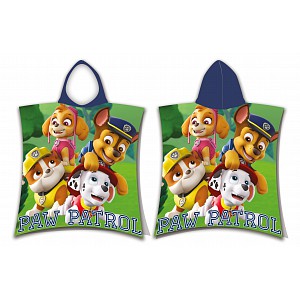 Dětské pončo Tlapková patrola