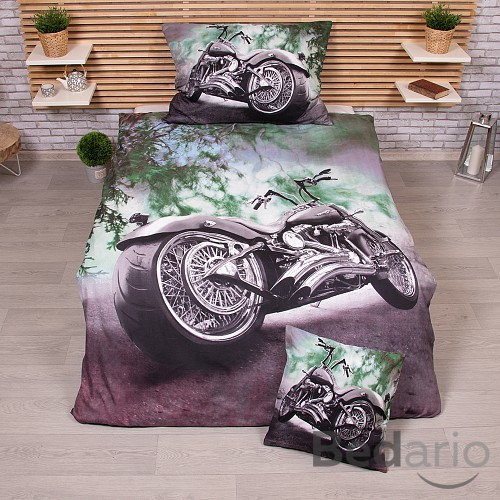 3D povlečení 140x200+70x90+40x40 Chopper