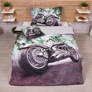 3D povlečení 140x200+70x90+40x40 Chopper