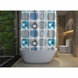 Sprchový závěs Attrativo 180x180 Mozaika