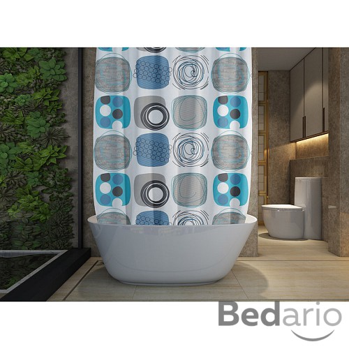 Sprchový závěs Attrativo 180x180 Mozaika