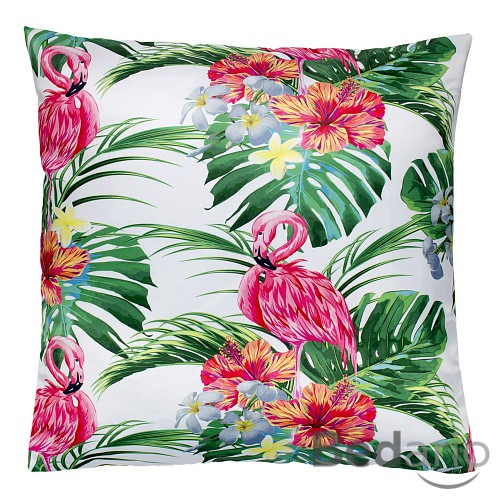 Povlak na polštářek 45x45 Flamingo white jungle