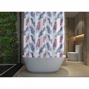 Sprchový závěs Attrativo 180x180 Pírka