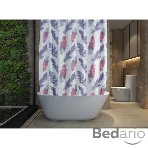 Sprchový závěs Attrativo 180x180 Pírka