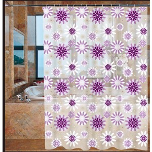Sprchový závěs Attrativo 180x180 Květy