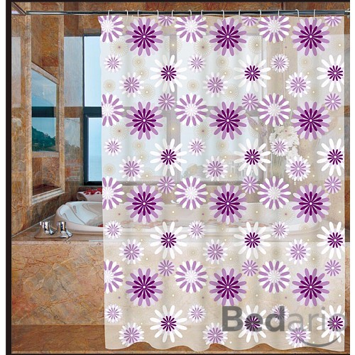 Sprchový závěs Attrativo 180x180 Květy