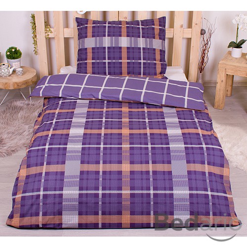 Bavlněné povlečení 140x200+70x90 Šrafované pruhy