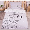 Bavlněné povlečení 140x200+70x90 Minnie Brows Grey