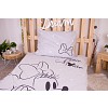 Bavlněné povlečení 140x200+70x90 Minnie Brows Grey