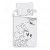 Bavlněné povlečení 140x200+70x90 Minnie Brows Grey