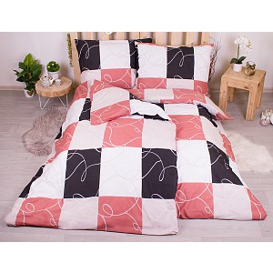 Sada povlečení na dvě lůžka 140x200+70x90 Šachy