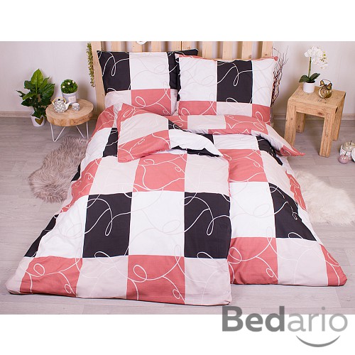 Sada povlečení na dvě lůžka 140x200+70x90 Šachy