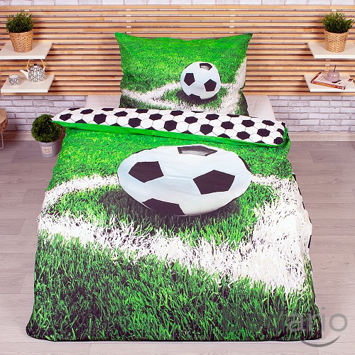 Bavlněné povlečení 140x200+70x90 Football Corner