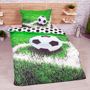 Bavlněné povlečení 140x200+70x90 Football Corner