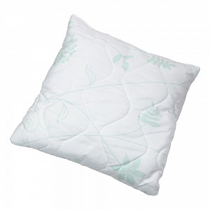 Prošívaný polštářek Classic Ornament zelený 40x40 - Antialergenní