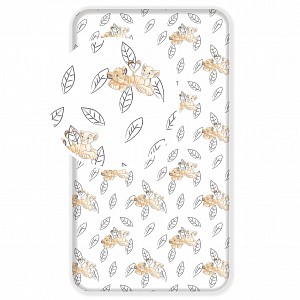 Dětské bavlněné prostěradlo 90x200 Lví král