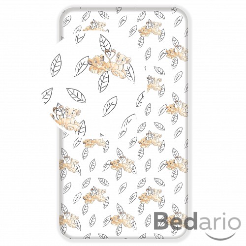 Dětské bavlněné prostěradlo 90x200 Lví král