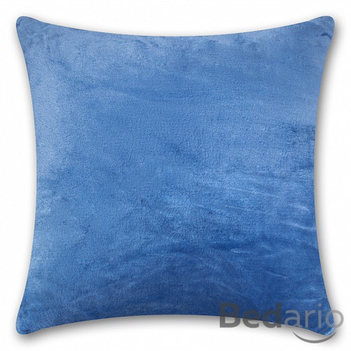 Povlak na polštářek mikroflanel 40x40 Modrá