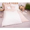 Sedmidílná sada hebkého povlečení 140x200+70x90 Beige & Cream