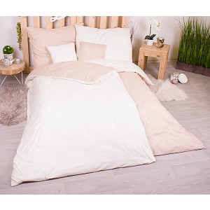 Sedmidílná sada hebkého povlečení 140x200+70x90 Beige & Cream