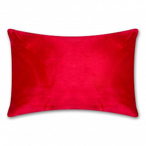 Povlak na polštářek mikroflanel 40x60 červený
